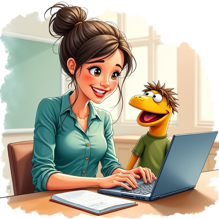 Using puppets in online teaching can be fun and rewarding.