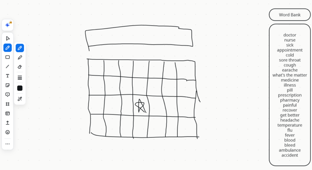 Games like Virtual Pictionary are one of the fun easy virtual ESL vocabulary games that you can incorporate into your classroom as an extension or review activity. 