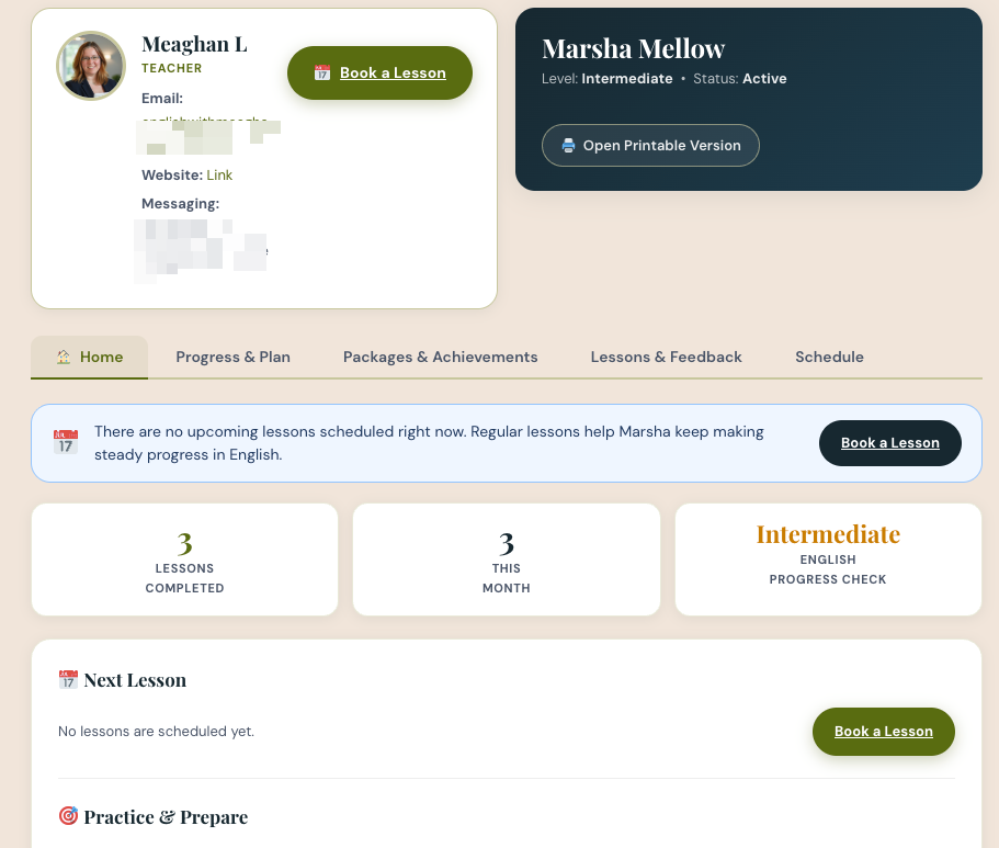 Parent reports from the Teacher Hub with Florentis Learning help to streamline Parent Communication Systems offering a single source of truth.